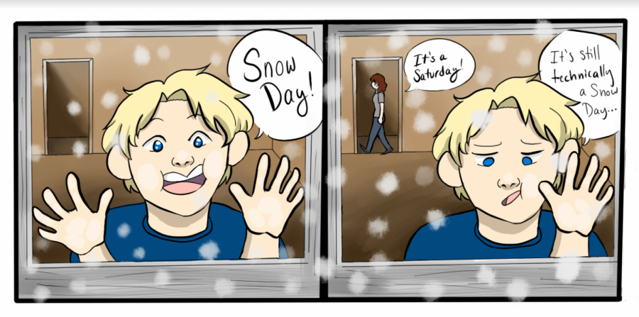 Snow Day Cartoon