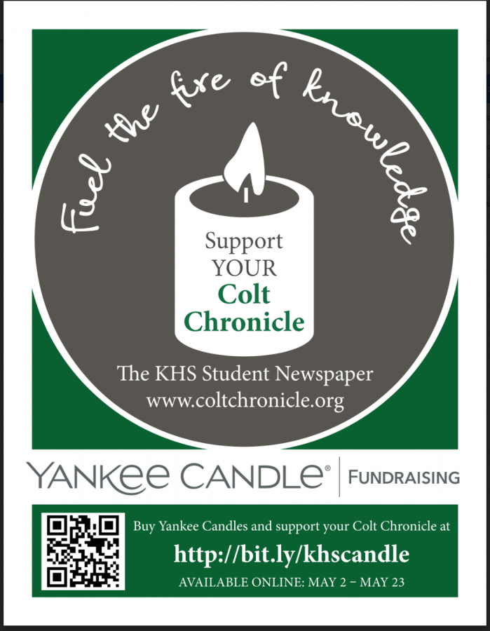 COLT CHRONICLE YANKEE CANDLE FUNDRAISER!