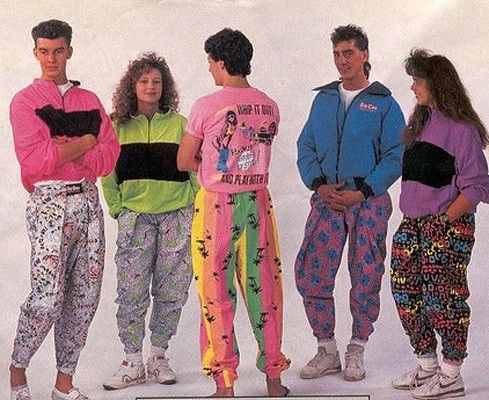 80's teenage clothes