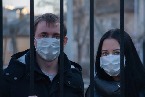 People wearing masks when outside due to the threat that the coronavirus poses.