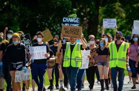 The march for Black Lives Matter in Kinnelon on June 7.