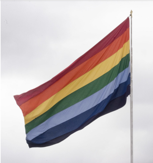 Picture of the pride flag  from Unsplash.com