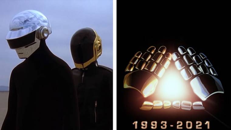 Daft Punk during the Epilogue video 