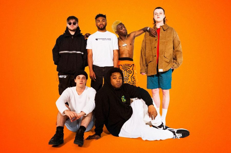  The members of Brockhampton during a photoshoot released around the time of their splitting announcement. 
