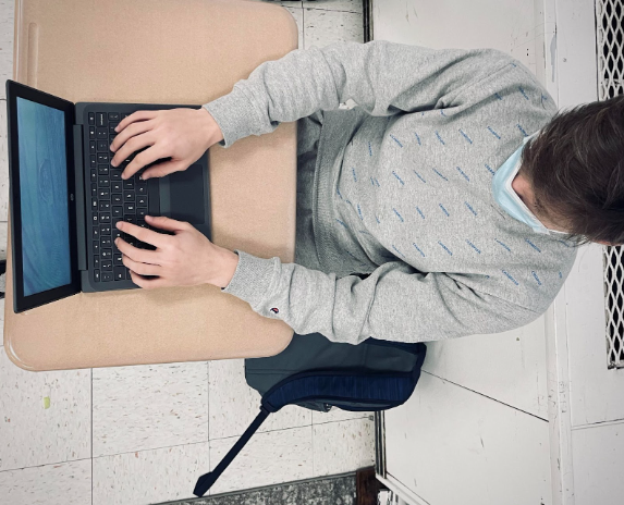 Students took the NJGPA on school-provided Chromebook laptops.