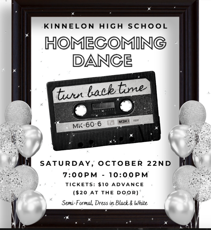 This is the photo of the flyer that was sent out to inform students about the dance that is on Saturday, Oct. 22nd, from 7 p.m. to 10 p.m.