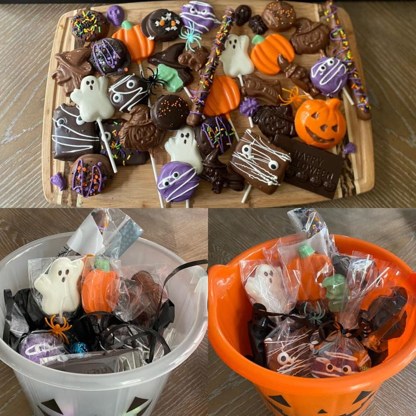 Triano’s Halloween BOO Basket fundraiser homemade treats from 2021.
