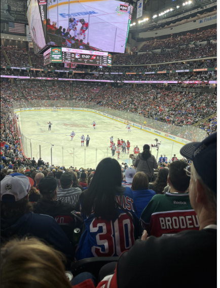 A look at the game from the fan’s perspective inside the Prudential Center in game 5 of the NHL playoffs.