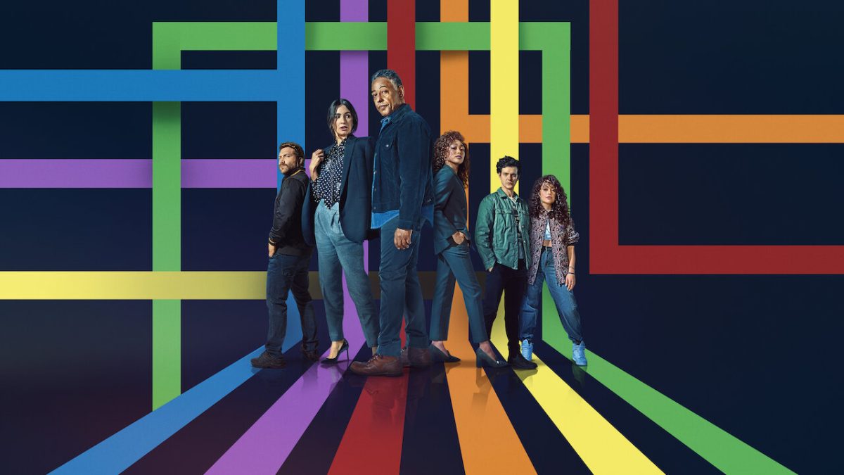 Poster for Netflix original series Kaleidoscope created by Eric Garcia