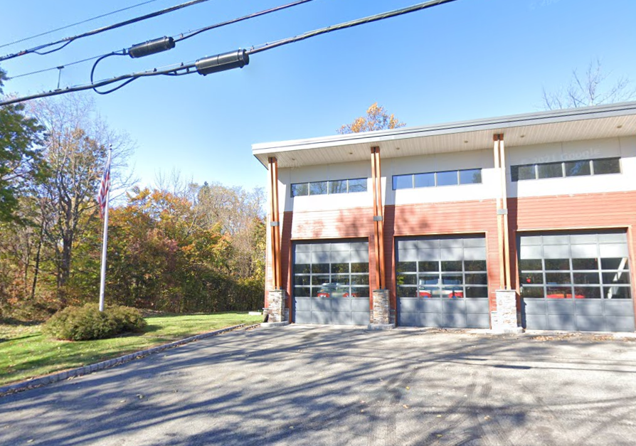 The Kinnelon Vol. Fire Company 2 firehouse on Boonton Avenue. They hold equipment and fire trucks to quickly attend to any situation. 