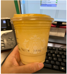 The Iced Pumpkin Chai Latte from the Starbucks Fall Menu