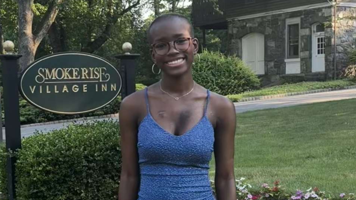 Amarachi Okere at her 8th grade school dance.