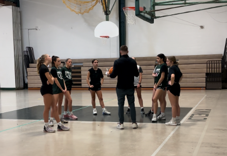 Picture of the Kinnelon girl's basketball practice on Nov 26, taken by Sofia Solensky