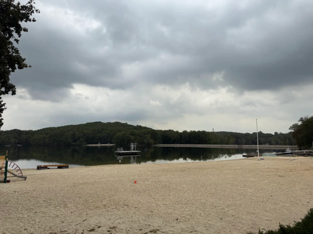 Fayson Lake, a possible fishing spot in Kinnelon. 
