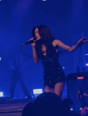 Nessa Barrett performing during her ‘Aftercare World Tour’
