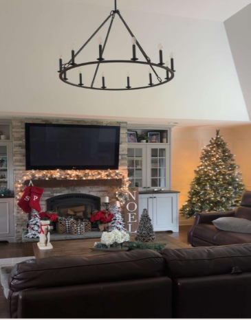 Picture of Sofia Solensky’s decorated house on Nov. 22.