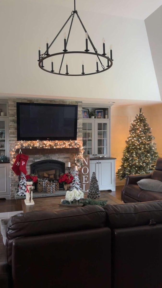 Picture of Sofia Solensky’s decorated house on Nov. 22.
