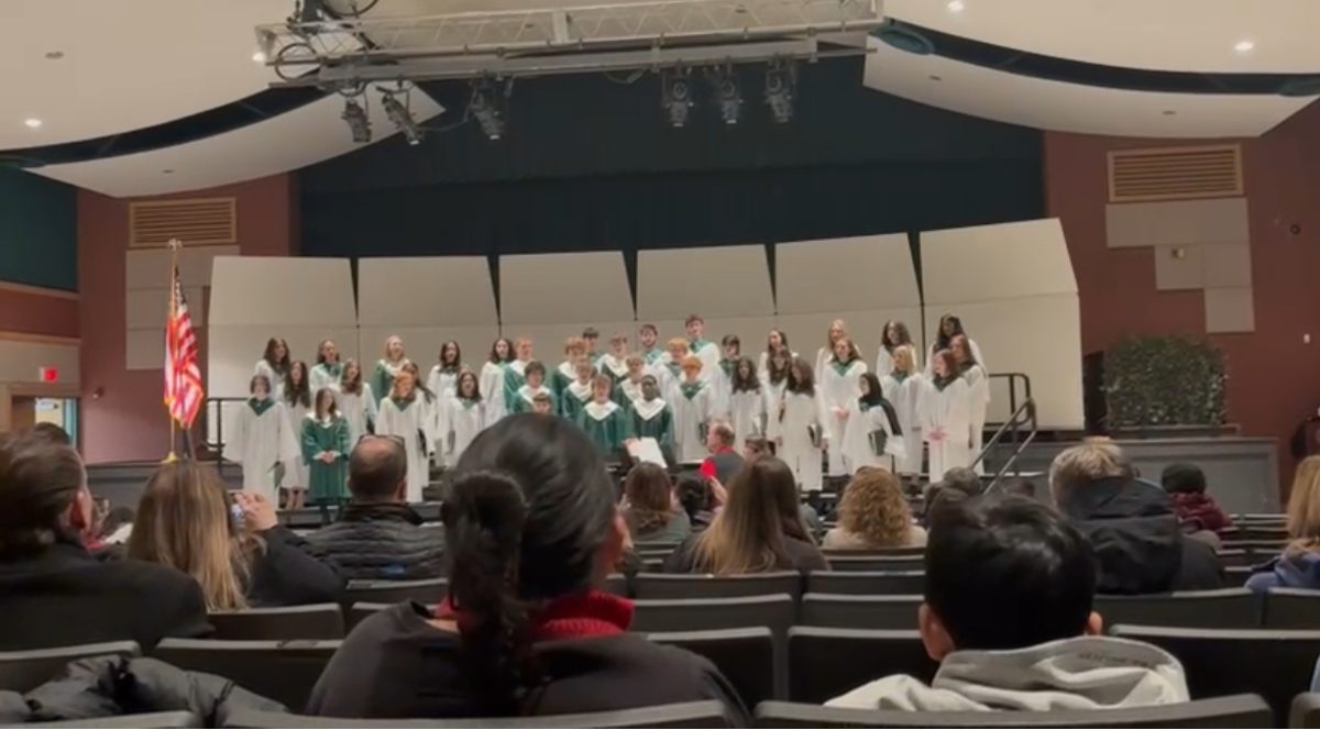 Kinnelon High School's winter choir performance at the concert