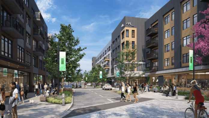 Envisioning the future: a rendering of the Garden State 2026 renovation project.