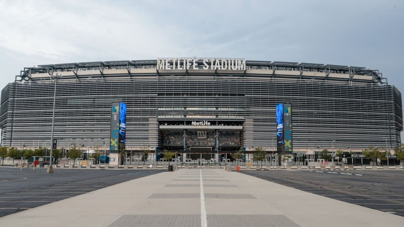 MetLife Stadium, located in East Rutherford, New Jersey. 